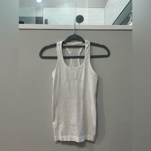 White Lululemon Swiftly Tech Racerback Tank Top